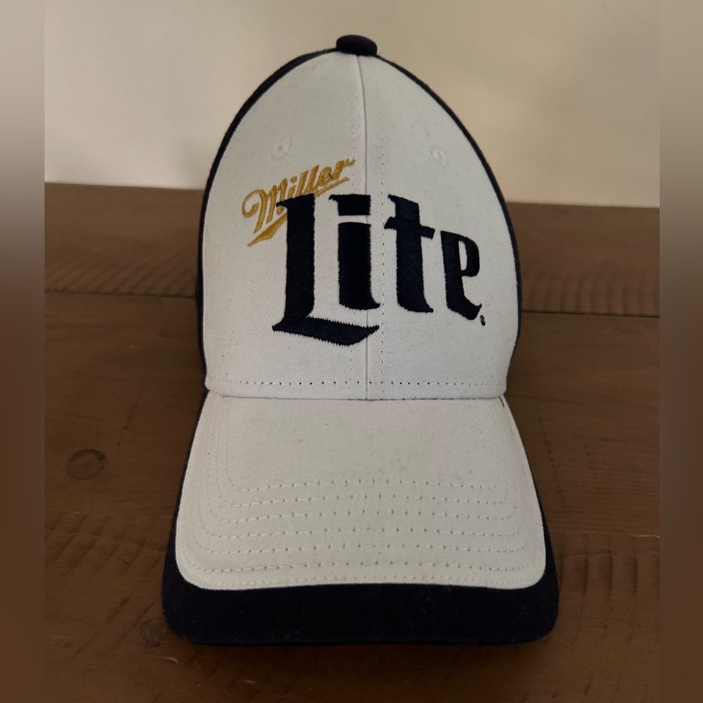 Team Penske Miller Lite‎ Hat Mens OSFM Navy Blue Brad Keselowski Racing Cap